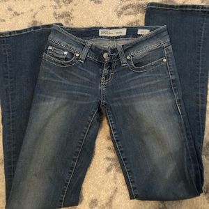 BKE Stella flare jeans.